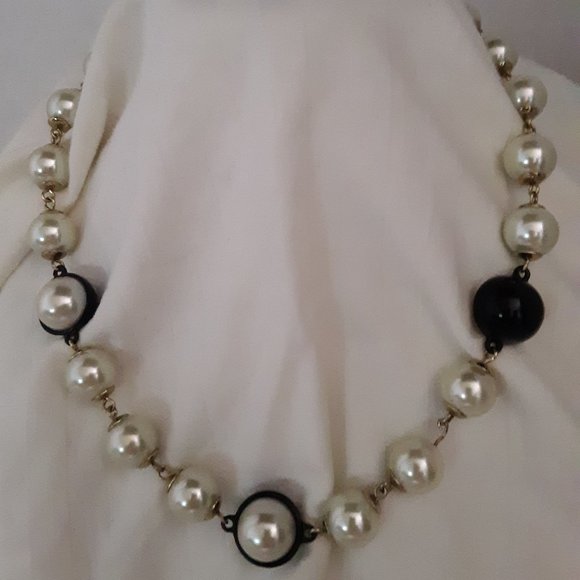 Anne Klein Choker Faux Pearl Necklace - Picture 2 of 8